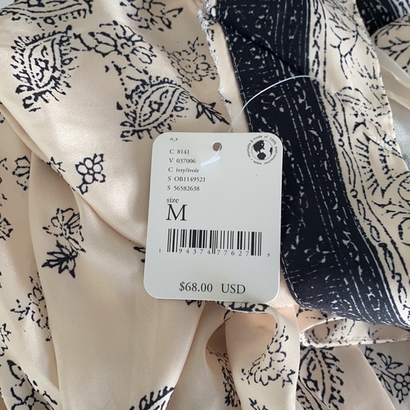 Sold Out Free People silk halter style bodysuit size Medium - Picture 7 of 7